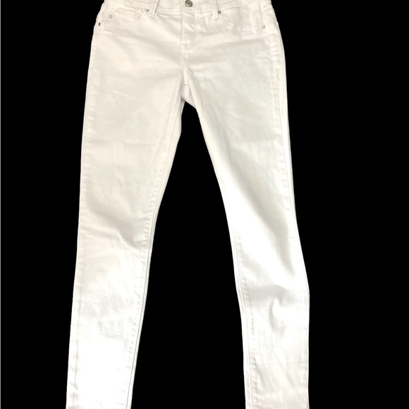 LAURIE FELT SILKY CURVE SKINNY WHITE JEANS WITH VITAL STRETCH TECHNOLOGY XXS - Picture 4 of 16
